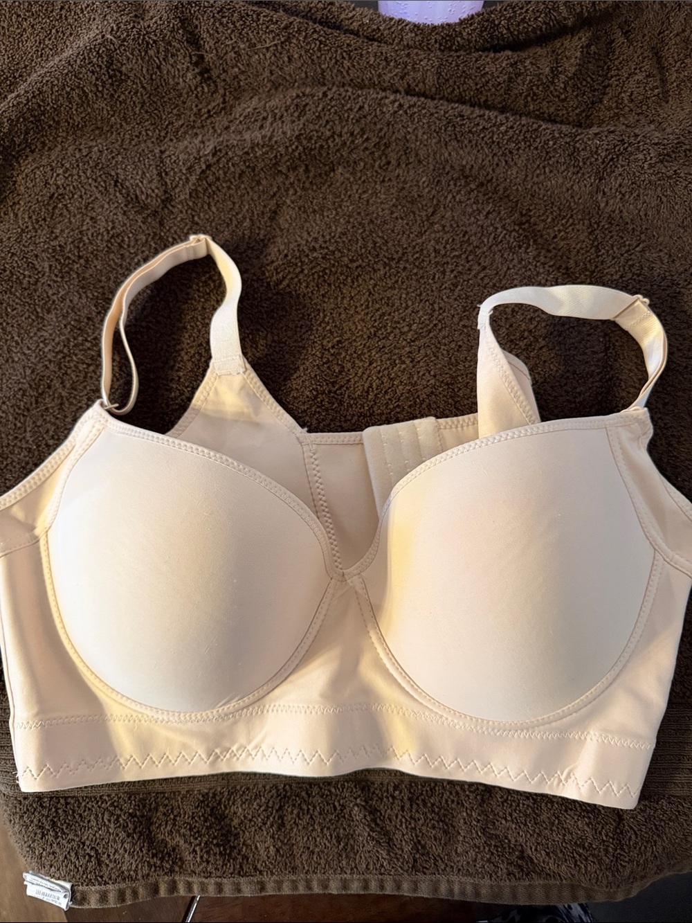 Comfort Stretch Nude Full-Coverage Women's Bra